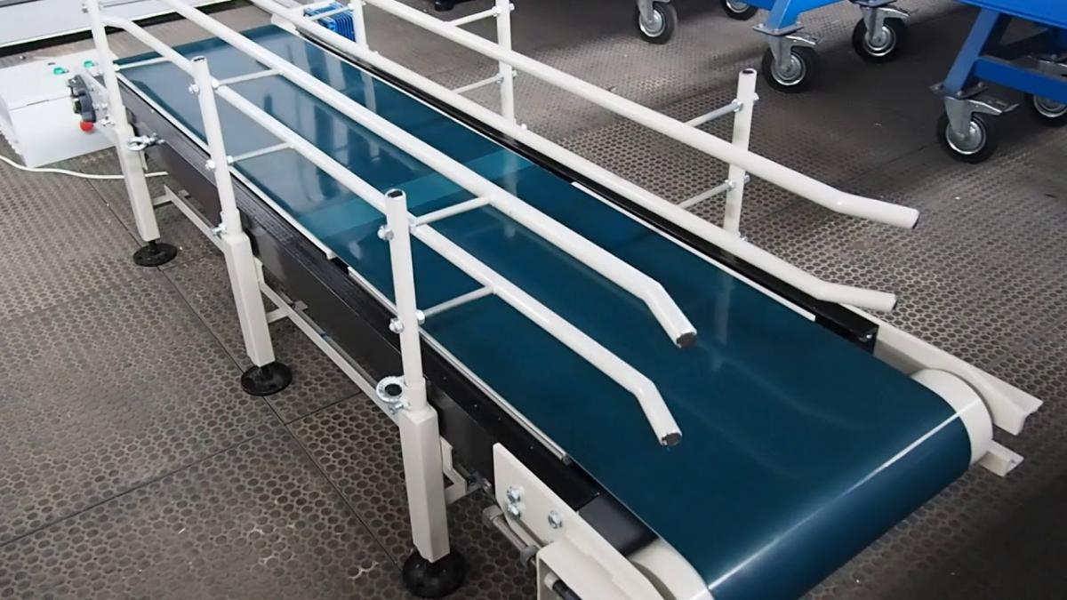 Конвейер ленточный для мешков