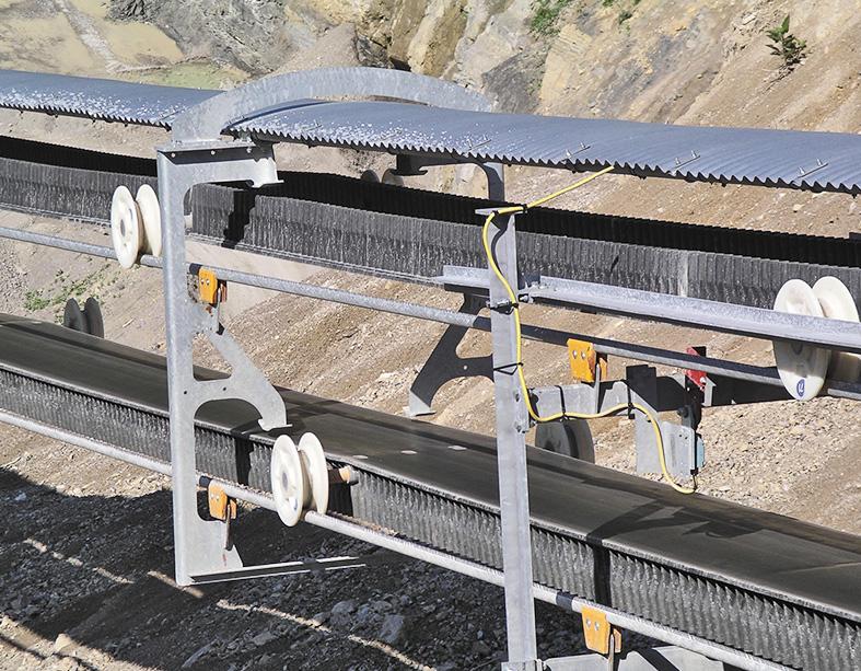 Тросовый ленточный конвейер