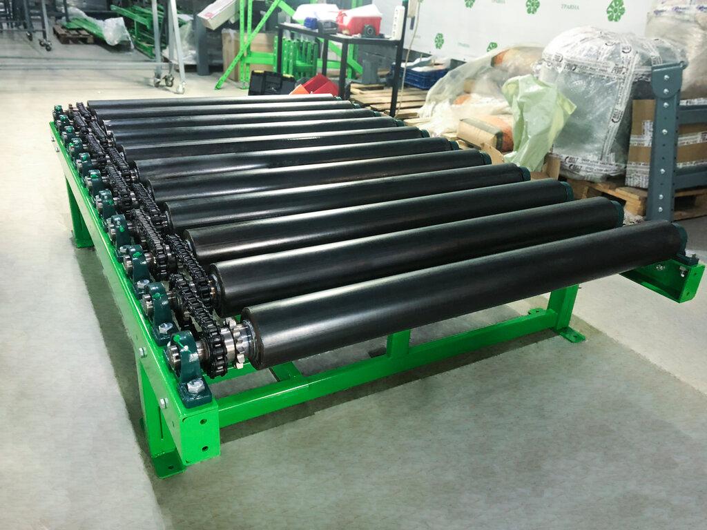 Конвейер роликовый приводной